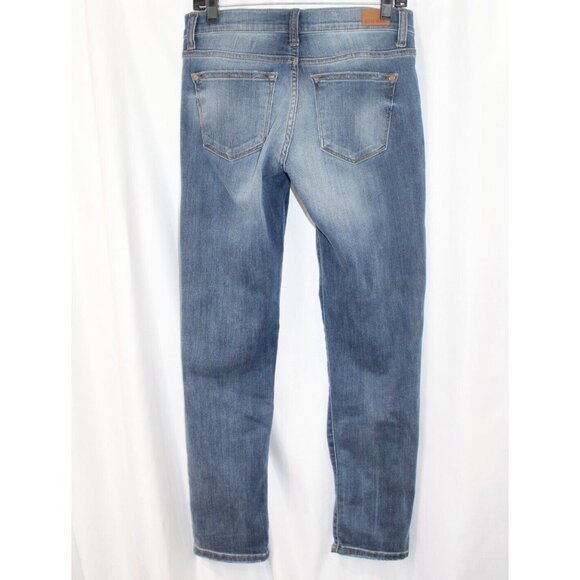 Judy Blue Womens Medium Wash Distressed Boyfriend Fit Jeans 5/27 - Picture 5 of 6